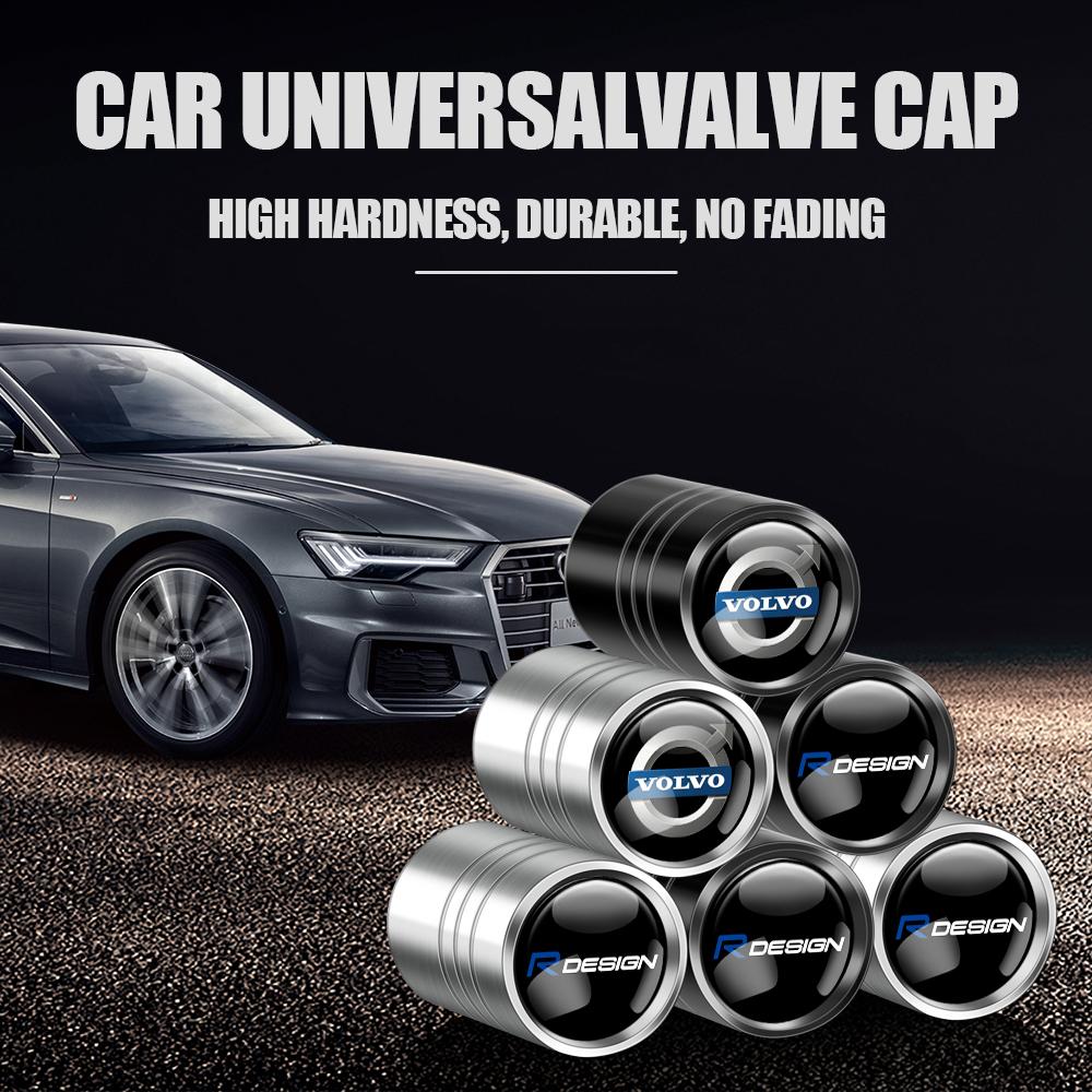 4 buc. Insigne Auto Capace Valve Roți Anvelope Accesorii Auto Pentru Volvo XC90 XC60 C30 S60 C70 XC40 V40 XC70 V70 V60 S80 S90