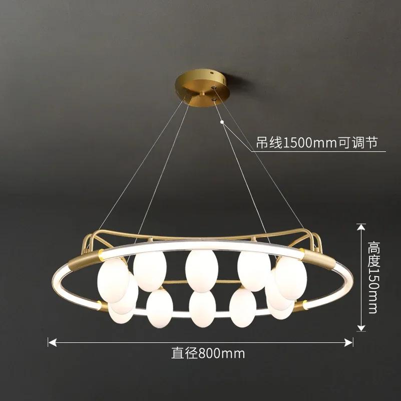 Nordic Home Decor Dining Room Pendant Lamp Lights Indoor Lighting Ceiling Lamp Hanging Light Chandelier Lamps for Living Room