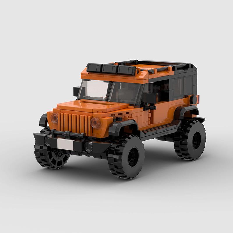 Creative MOC Car City Racing Vehicle Retro Speed Car Rally Building Blocks Bricks Ornament Toys For Kids Adults Birthday Gifts