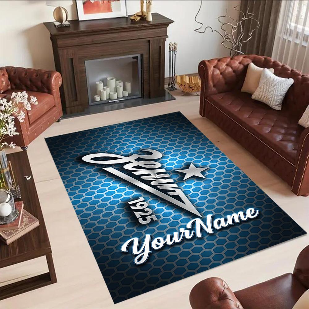 Fc Zenit Saint‑petersburg 55 Customizable Name Carpet Perfect for Game Room Dining Room Bedrooms Balcony Antislip Carpet Anime Office Decor