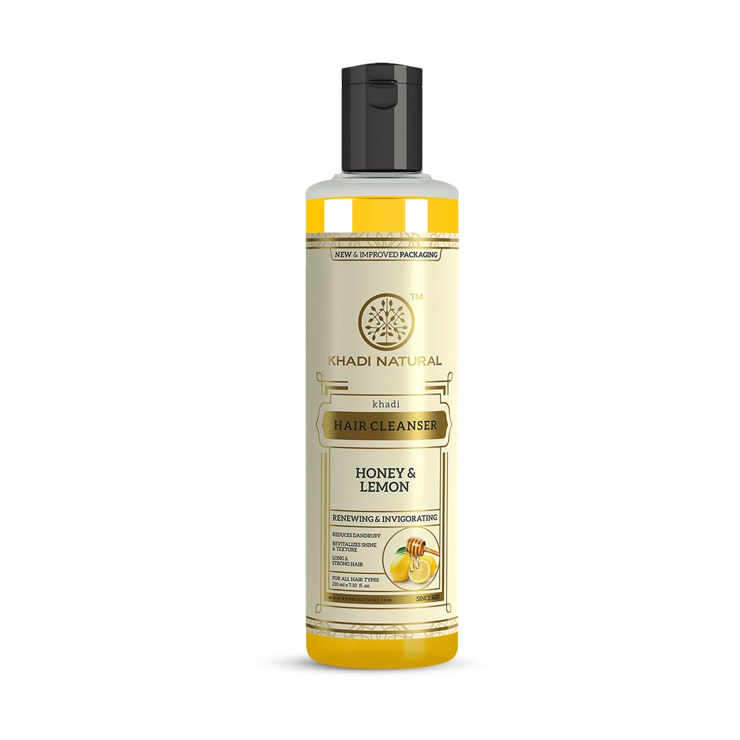 

Khadi Natural Honey & Lemon Juice Hair Shampoo 210ml Pack for Strong, Long, and Shiny Hair