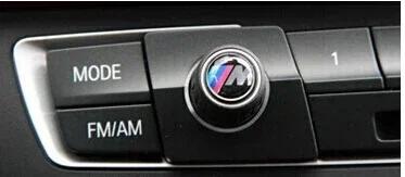 For BMW M 1pcs M Performance Car Interior Sticker Car decoration For bmw M Sticker X1 X3 X4 X5 X6 e46 e90 f20 e60 e39 f10 Car ac