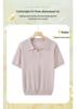 Mom's Summer 2026 Fashion: Ice Silk Knitwear, Short Sleeve Top for Middle-Aged & Elderly Women
