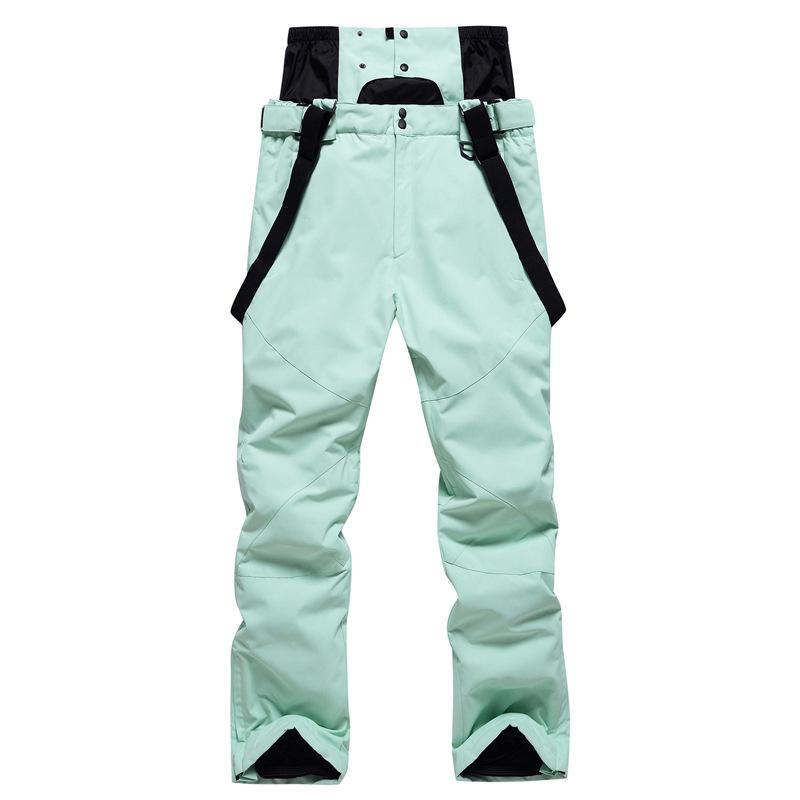 Youth Snowboard Double-layer Waterproof Windproof Warm Ski Pants