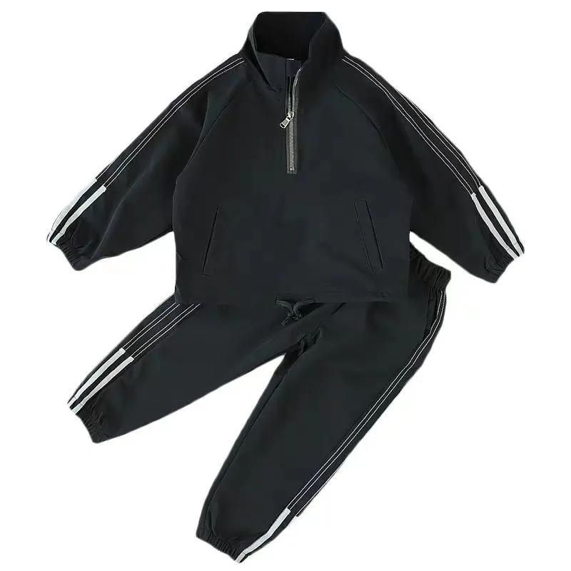 Jungen Herbstanzug Frühling Winddichte Langarmjacke + Jogginghose Schickes Zweiteiler-Set