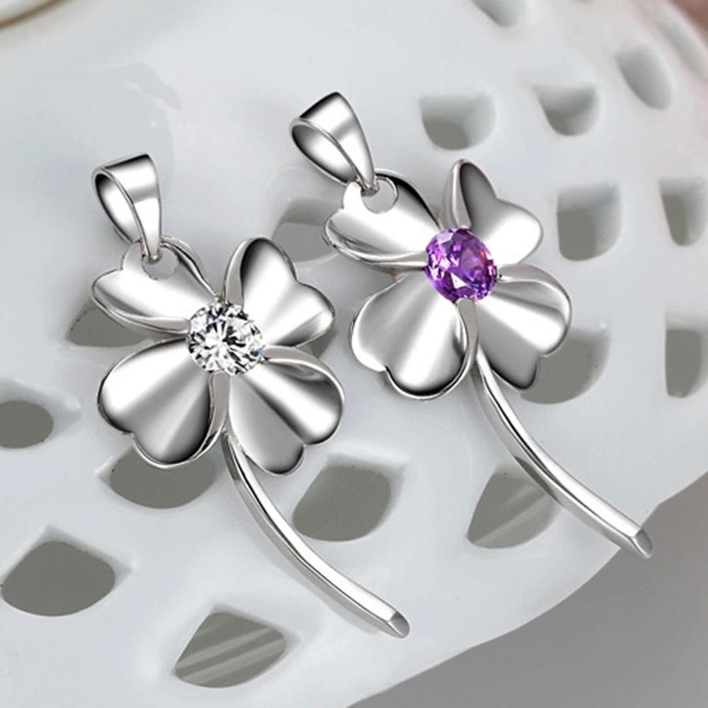 

Leafgrass Necklace Jewelry Vintage Silver Plated Women S Jewelry Natural Crystal