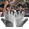 Half Finger Sports Gloves Polyester Unisex Anti Slip Breathable Sun   Cycling Gloves for Workout Motorcycle Gym