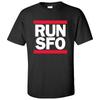 Run SFO - Hometown Pride, Frequent Flier, Plane, Pilot T-Shirt