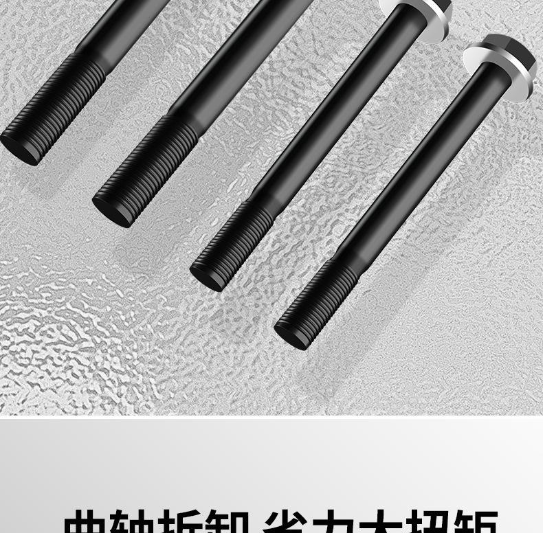 Crankshaft Pulley, Fan Blades, Gears, Steering Wheel, and Brake Bearing Puller Tool Set