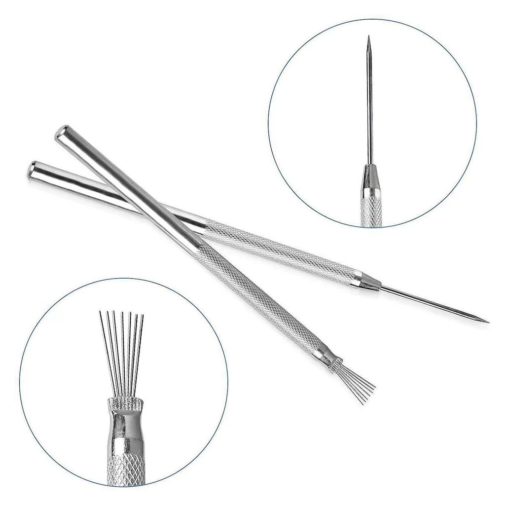 Clay Ceramic Needle Detail Tool and Feather Wire Texture Tool Fondant Pottery Clay Sculpting Tool Ceramics Modeling Tool