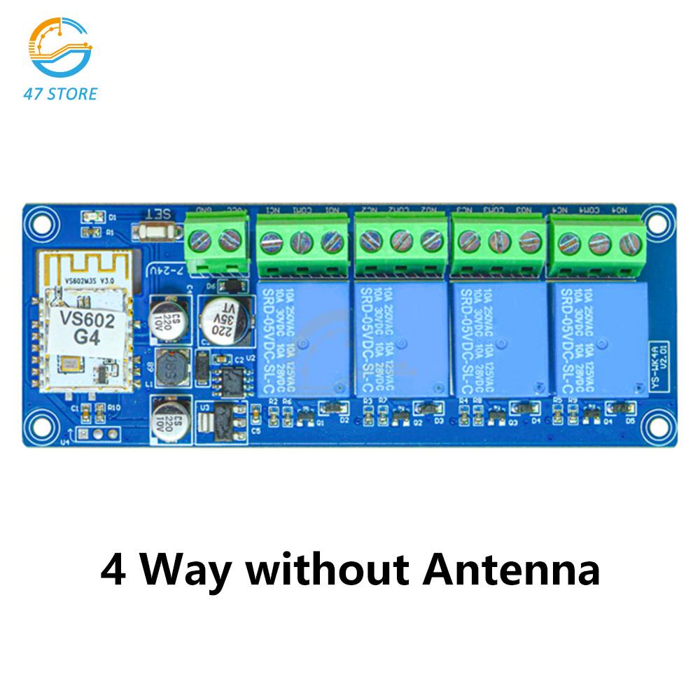 DC 7-24V WiFi Fernbedienungsschalter Bluetooth Dual-Mode Drahtloses Relaismodul 1/2/3/4 Kanal Relais Smart Home Automatisierung