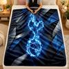 Flannel BlanketTottenham Hotspur Warm Soft Throw Blanket for Indoor Sofa Bed Living Room Use