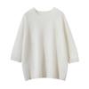 Cashmere Knit Five-Sleeve Women's Round Neck Short Sleeve Vest