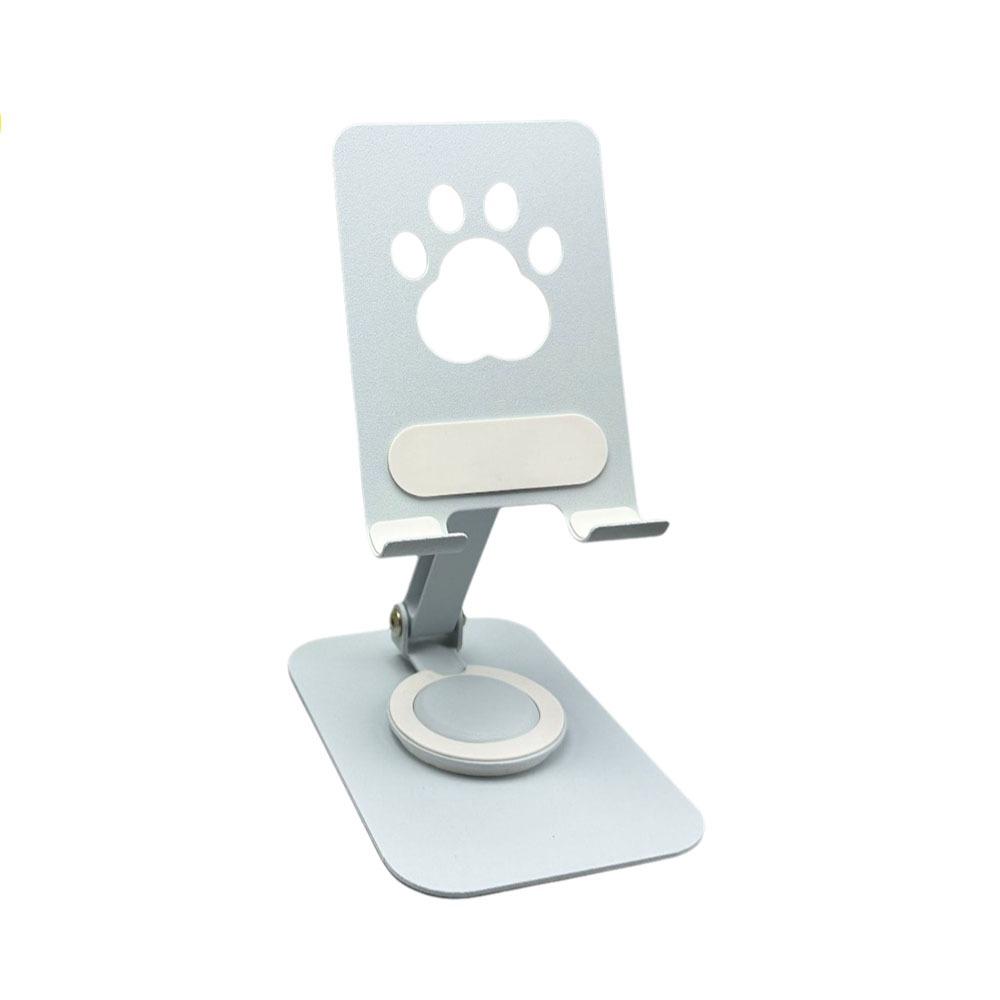Adjustable Cat Paw Tablet Stand Foldable 360° Rotation Foldable Phone Tablet Holder Portable Anti Slip Mobile Phone Stand