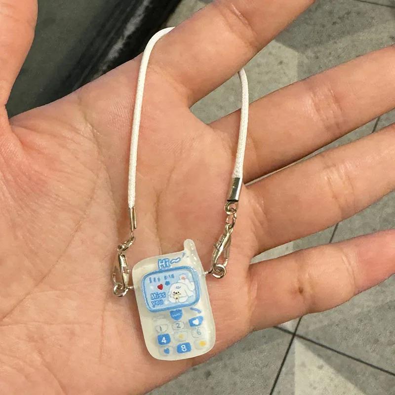 1PC Doll Mini Pendant Model Cartoon Cute Little Mini Mobile Phone Ornament for 15-17cm Doll Cartoon Pendant Sweet Couple Gift