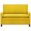 Yellow Sofa 126 x 81 x 87.5 cm Velvet