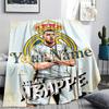 1PC Mbappe Legend Custom Name Patterned Flannel Blanket Suitable For All Seasons For Home Decor Warmth And Comfort Gifts Holiday Present