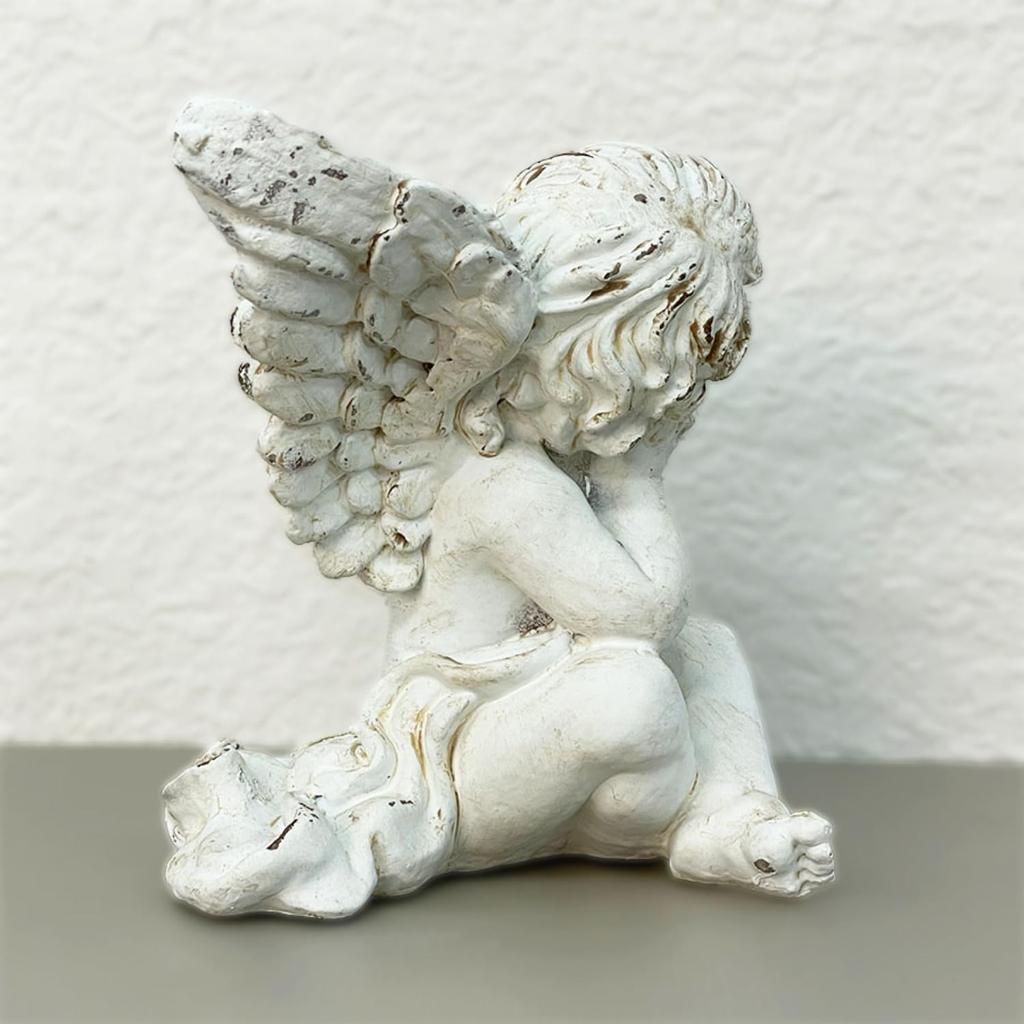 Vivienne Angel Ornament x 17 x 20cm Interior Beauty Nail Salon 54610AL (Vivienne Westwood) [Antique-style 20.5 (Height) White] Figurine, Angel, Decor,