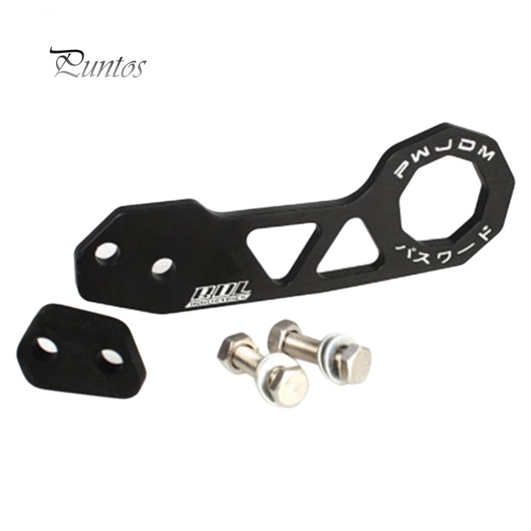 

Универсальный автомобильный задний бампер из алюминиевого сплава, крюк для прицепа, буксировочные инструменты для JDM чёрный