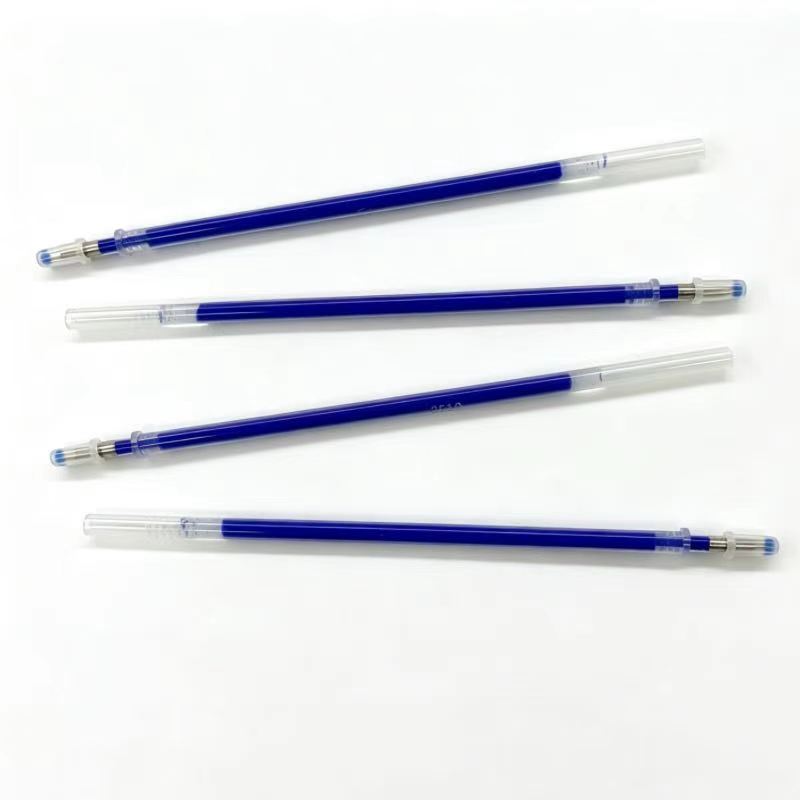 Vast Sea 100pcs Set High Temperature Disappearing Heat Sensitive Heat Erasable Ballpoint Pen Plastic for Leather Fabric Marking