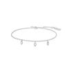 Ania Haie Silver Sparkling Triple Station 925 Silver Bracelet B066-02H