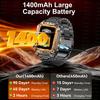 New 1400mAh Large Battery Military Outdoor 2.01 Inches Smart Watch Men 10ATM Waterproof Bluetooth Call Sports Smart Watch