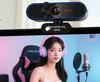 4K Ultra HD Live Streaming Webcam with Microphone for Computers and Laptops