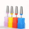 1pc 5 In 1 Tungsten Steel Nail Drill Bits, for Electric Nail File Manicure Machine, Professional Nail Art Drill Bit Set