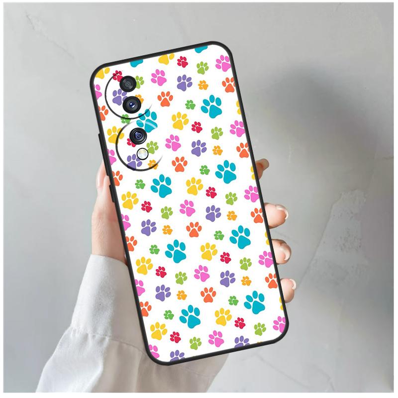 Cat Dog Paws For Honor Magic 8 5 6 7 Pro Case For Honor 200 400 70 90 Lite X8c X8b X9a X9b X9c X9d Win RT