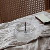WULIHOME Glass Stainless Steel Yoga Atmosphere Desktop Ornaments Incense Holders Tea House Ambient Decorative Items