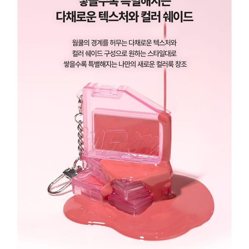 MERZY Let's Wearing Lip & Cheek Keyring - 8 Colors