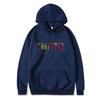 Sweater trendy brand printed hoodie autumn and winter sweater top