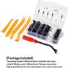 100PCS Universal Bumper Retaining Clip, Automotive Plastic Fastener Push Retainer Kit, Automotive Boxed Buckle Combination Kit