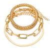 Retro Snake Bone Chain Bracelet: Multi-layer Creative Metal Design for Unique Style
