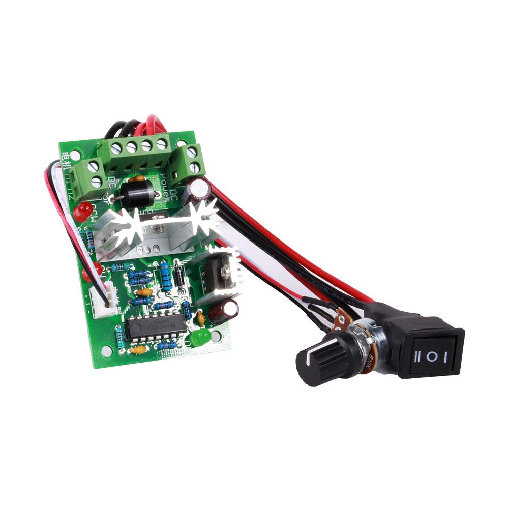 10V 12V 24V 30V Adjustable  Motor Speed PWM Controller Reversing Switch 120W