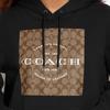 Coach Signature Hoodie Black