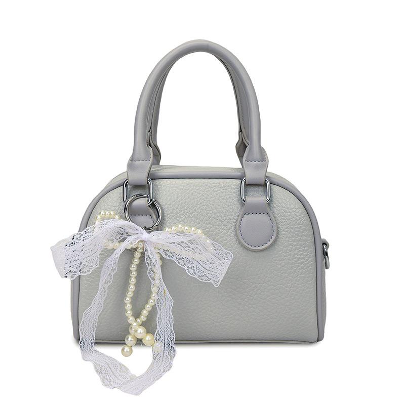 Trendy fashion high-end lychee pattern handbag bag versatile niche women's messenger bag