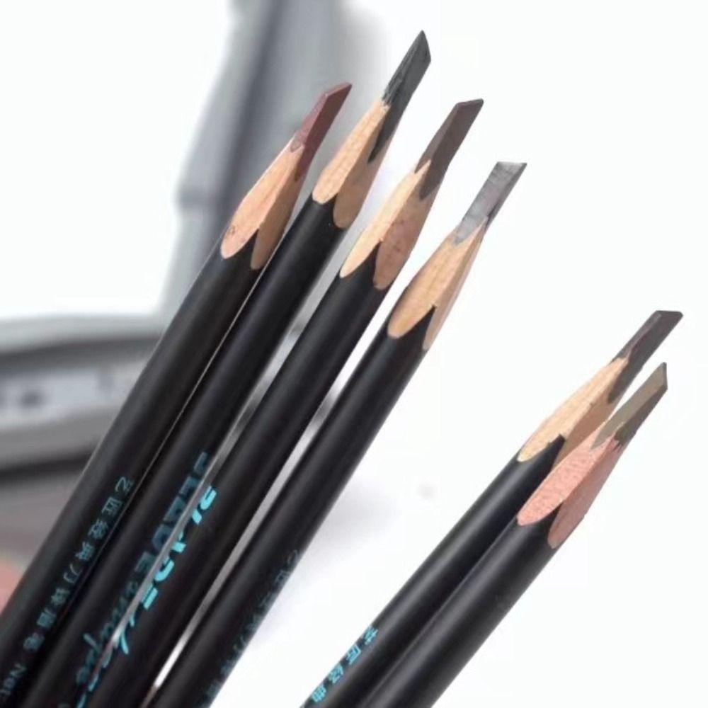 Eyebrow Sharpening Slot Pencil Flattening Tool Eyebrow Pencil Sharpener Base Makeup Profiler