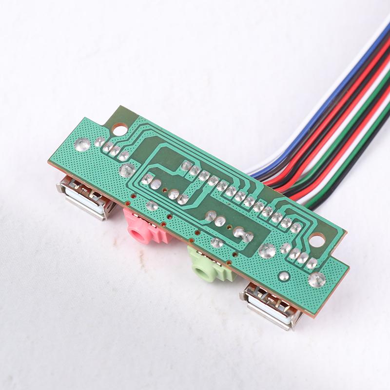 1Pc Computer Chassis Front Panel Audio Jack Front Usb Interface Host Front Bezel Cable