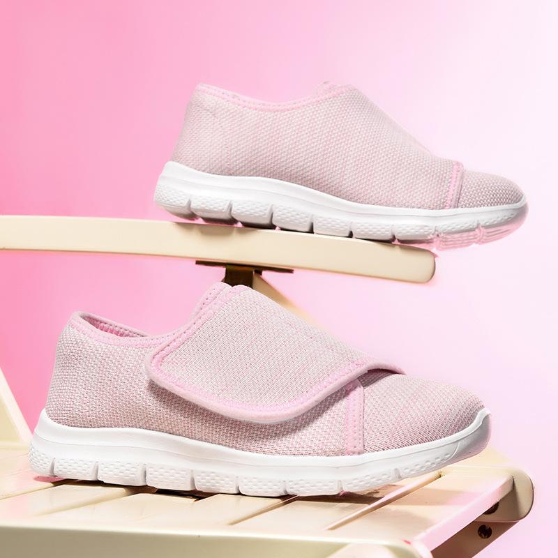 New Spring And Summer Mesh Lightweight Breathable Velcro Women's Casual Shoes Light And Comfortable Women's Sports Shoes