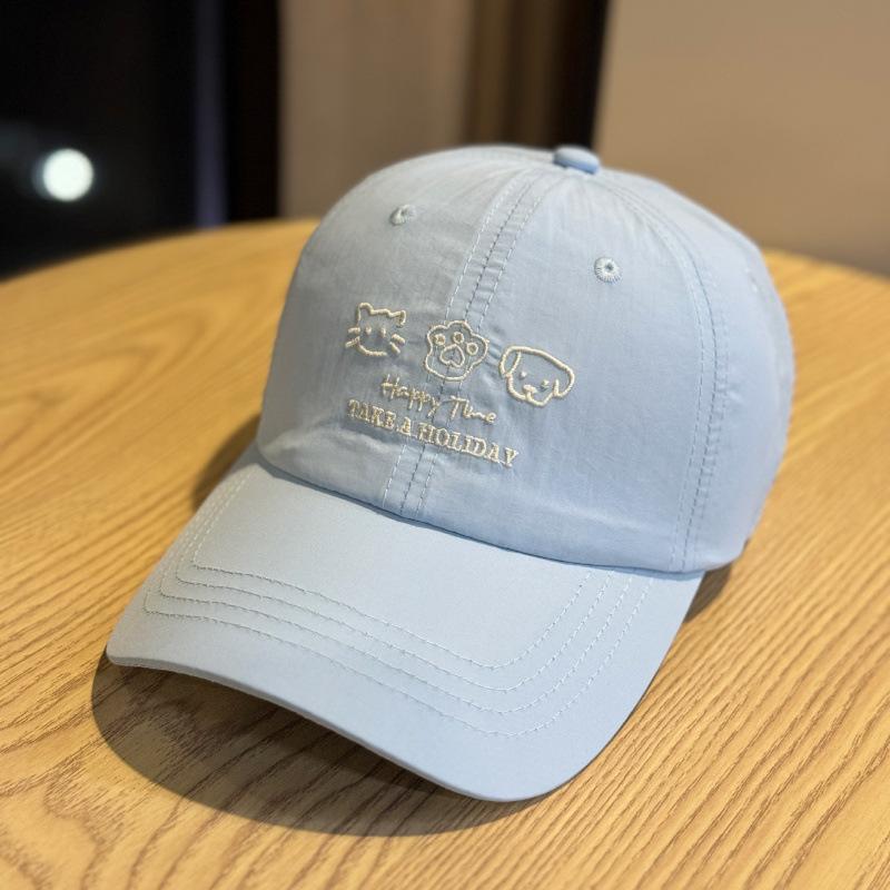 Spring And Summer Baseball Caps For Women, Sunscreen, Breathable And Quick-Drying Peaked Caps, Showing Their Faces, Cute And Versatile Hats For Men