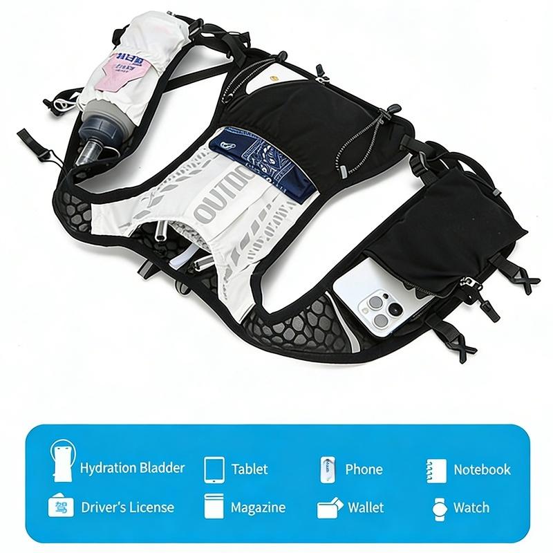 Running Hydration Vest Reflective Cycling Backpack Bicycle Bags Outdoor Sport Climbing Hiking Road Bike Hydration Backpack