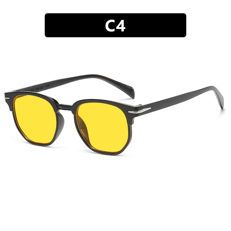 European and American men's sunglasses irregular personality retro sunglasses fashion ins street photography driving sunshade sunglasses