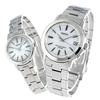 SEIKO Wristwatch Pair Watch Spirit Radio Solar Silver SBTM167 SSDY017 Mens Womens