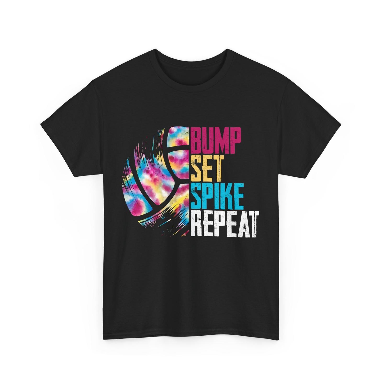 

Volleyball Bump Set Spike Repeat T-Shirt Mens Womens Tees Top, Volleyball Sports Lovers T-Shirt Mens Womens Tees Top 3XL