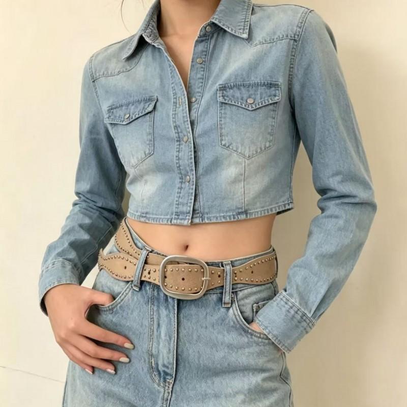 Retro Western Suede Belt With Rivet Detailing Wide 3.8cm Punk Style Waistband Women Alloy Pin Buckle Vintage Distressed