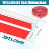 37 X 40 Feet T Shaped Rubber Barrier For Wind Noise And Particle Resistance Insulation Home Office Entry Sealing