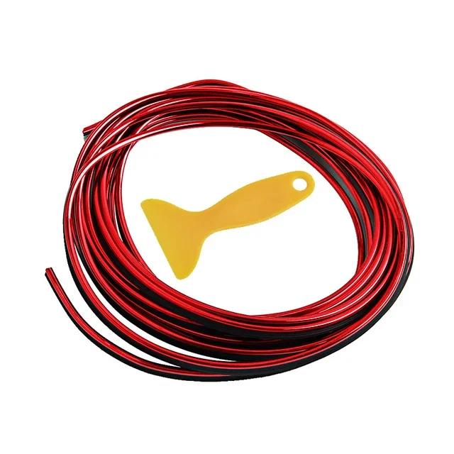 5M Car Door & Dashboard Edge Trim - Universal Insert Moulding with Scraper (Auto Accessory)