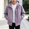 Men's Windproof Hooded Outdoor Jacket Casual Loose Fit for Spring and Fall Hiking