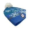 Wholesaleled Light Up Beanie Hat Oem Odm Factory Custom LOGO with Snowflake Pattern Warm Knit Winter Cap Led Light Up Beanie Hat